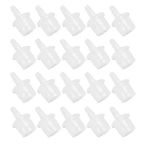 Dioche 20Pcs Eyelash Glue Replacement Eyelash Glue Bottle Nozzle Caps Universal Glue Bottle Mouth False Eyelash Grafting Adhesive Adhesive Bottle Plug - 1417200029711-2