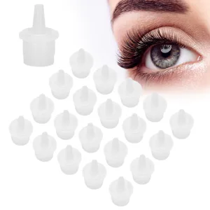 Dioche 20Pcs Eyelash Glue Replacement Eyelash Glue Bottle Nozzle Caps Universal Glue Bottle Mouth False Eyelash Grafting Adhesive Adhesive Bottle Plug - 1417200029711-2