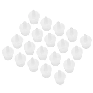 Dioche 20Pcs Eyelash Glue Replacement Eyelash Glue Bottle Nozzle Caps Universal Glue Bottle Mouth False Eyelash Grafting Adhesive Adhesive Bottle Plug - product information 20