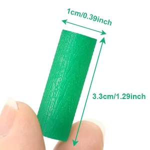 OFFCUP Aligner Chewies 6 pieces seater aligner Chewies tablets alignment pockets seater chewies in 1 colors green 6 Pieces Green - aplus content image