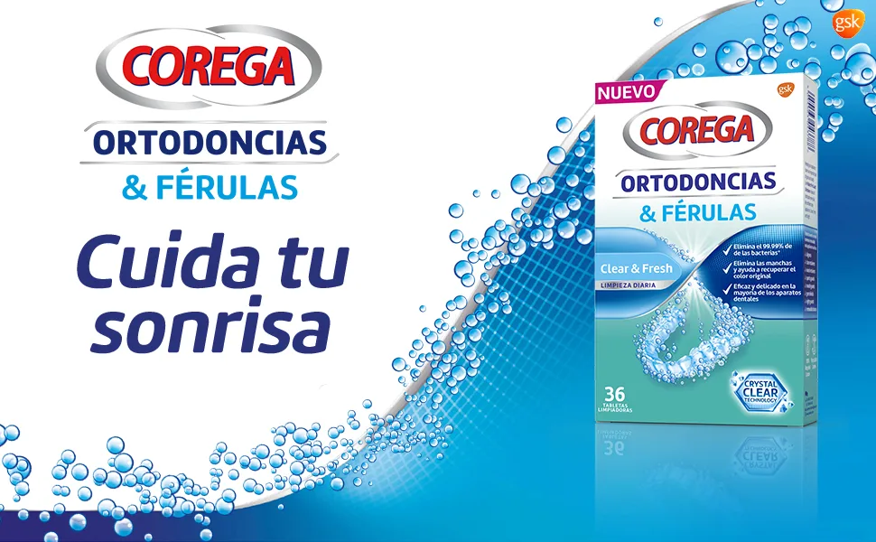 GlaxoSmithKline ES Corega Cleaning tablets for dental rail and orthodontics quick cleaning and easy use 66 tablets 66 unit Paquete de 1 - product information 1