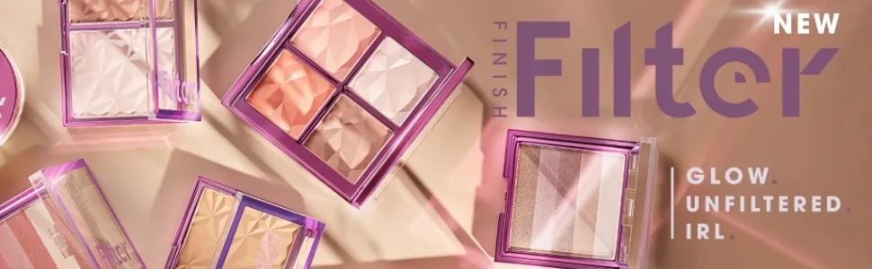 Meiyume Collection Cosmetica Filter Finish Face Palet 3 in 1 Blush Bronzer Highlight Glow Up 72g - Filter Finish banner