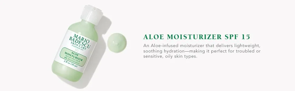 Mario Badescu Aloe Moisturizer SPF 15 For CombinationOilySensitive Skin Types 59ml - B0756V879X_Mario Badescu_A Plus_2