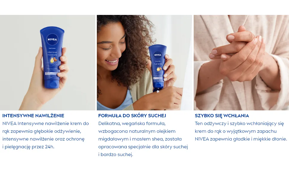 Beiersdorf AG NIVEA Intense Hydrating Hand Cream with almond oil and shea butter 100 ml - nivea
