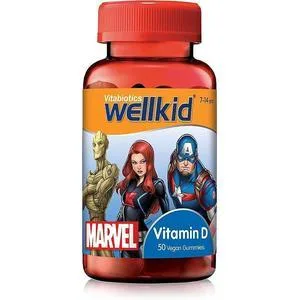 Vitabiotics Wellkid Marvel Vitamine D Jellies 50 Vegan Soft Jellies - product information 2