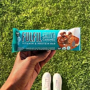 Fulfil Vitamin & Protein Bar 15X55G Dark Choc Salted Caramel - aplus content afbeelding