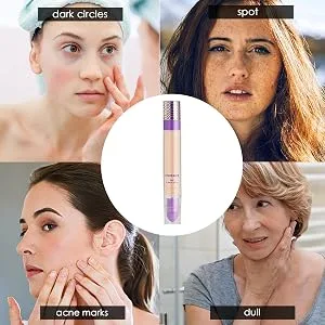 Concealer Stick Blemish Concealer 4 In 1 Waterproof Full Coverage Long Lasting Corrector Stick75Ml Radiation Relief Moisturizing CC Cream For All Skin Types white refer to the description - Langdurig