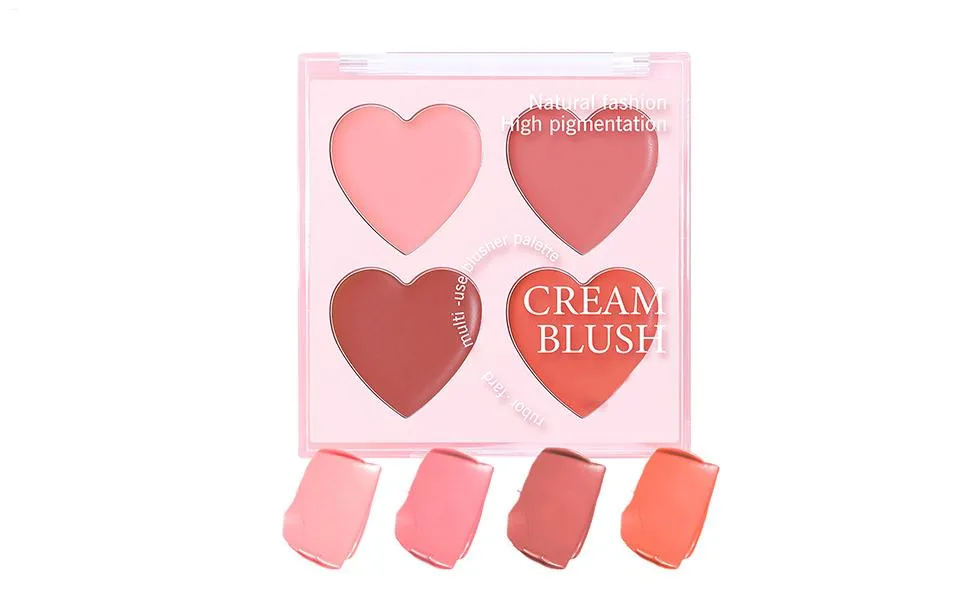 Makeup Blush PaletteFace Matte Contour Blush Makeup Palette Blendable Cosmetics Makeup for Date Event Holiday Travel and Wedding - Make-Up Blush Palette
