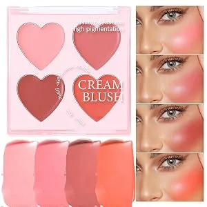 Makeup Blush PaletteFace Matte Contour Blush Makeup Palette Blendable Cosmetics Makeup for Date Event Holiday Travel and Wedding - Makkelijk blendbaar