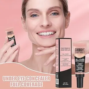 lyanny Blemish Concealer Face Concealer Lightweight 12G Eye ConcealerColor Correction Makeup Eye Primer Long Lasting Liquid Foundation 10 Light A - Moeiteloos toepassing