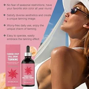 Face Tanning Drops Sunbathing Bronzer Fast Natural Tanning Body Face Moisturizer Indoor Outdoor For Women Men - Zacht voor de Huid
