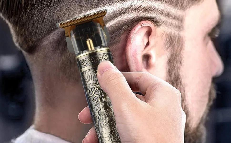 Electric Hair Trimmer Precision Shaver Attachment Combs For Men Water Resistant Hair Care Tools For Men - Baardtrimmer Voor Mannen
