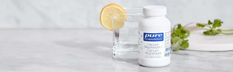 Pure Encapsulations Calcium Magnesium Bioavailable Combination of Minerals for Heart Circulation and Muscles 90 Capsules - CM9BE-3
