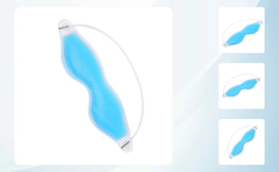 Acouto Ice Eye Mask Herbruikbare Summer Ice Gel Sleep Eye Mask Black Eye Circles Removal Eye Mask - JM22415-1