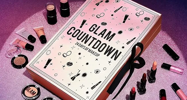 Creative Power KreativeKraft Advent Calendar Makeup 2024 Beauty Makeup for Women and Girls Rose - deze afbeelding bevat mogelijk cosmetica en lippenstift