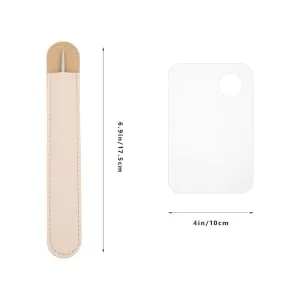 Mikinona Makeup Mixing Palette Mini Makeup Nail Art Supplies Sturdy Dimensional Retaining Salon Use At Home 175X15CM as shown - product information 6