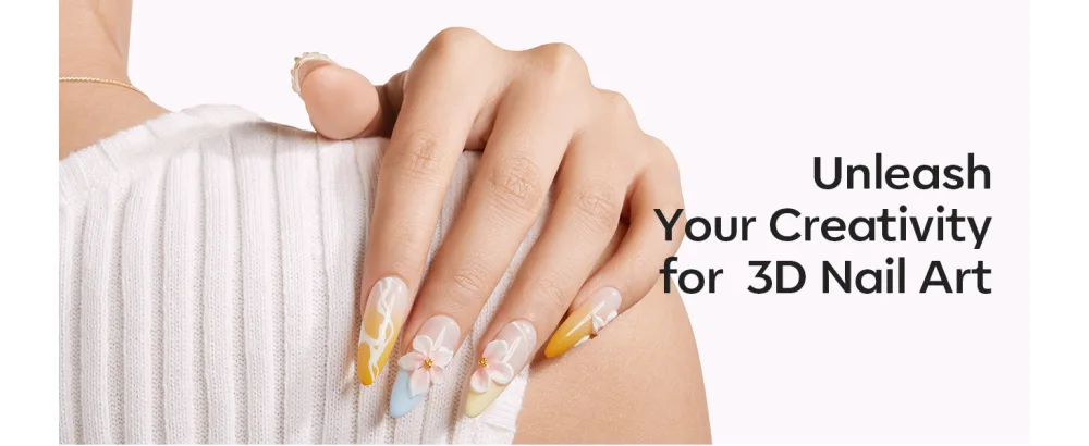 Modelones 3D Nail Art Gel 3D Sculpture UV Gel for Multifunctional Nail Extension 15g - De tekst luidt
