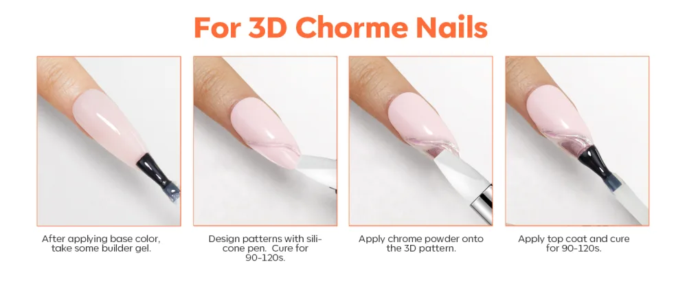 Modelones 3D Nail Art Gel 3D Sculpture UV Gel for Multifunctional Nail Extension 15g - De tekst luidt