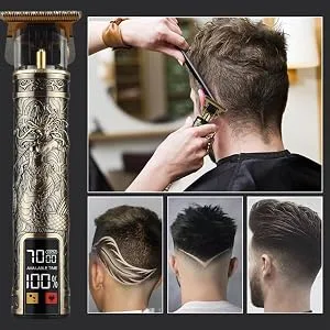 Mens Hair TrimmerPrecision Shaver Attachment Combs For Men Wireless Hair Care Kit Barber Device For Dad Friend - Snelle schoonmaak