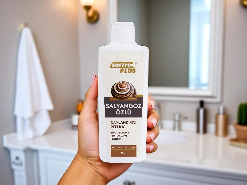 SofttoPlus Softto+Plus Snail Extract Peeling deep cleansing for radiant skin 200 ml - aplus content image