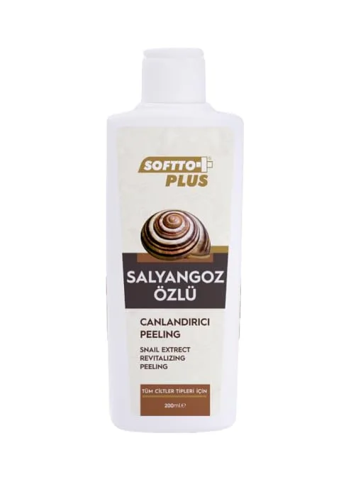 SofttoPlus Softto+Plus Snail Extract Peeling deep cleansing for radiant skin 200 ml - aplus content image