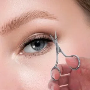 Beatifufu Compact Beauty Scissors Wearresistant Eyebrow Trimmer Grooming Scissors - product information 4