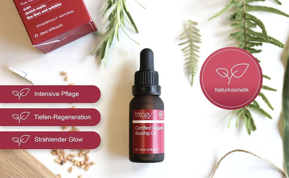 Trilogy Certified Organic Rosehip Oil 20ml - Trilogy