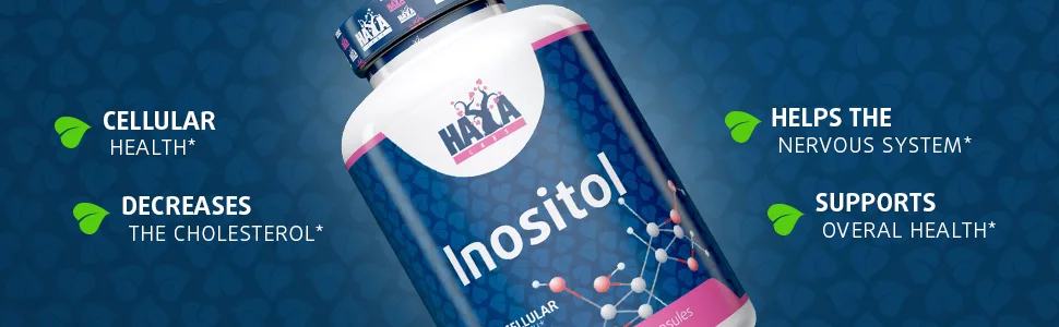 Haya Labs Inositol 500mg 100 capsules - image3