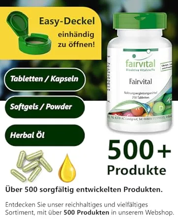 Fairvital Vitamin D3 tablets 10000 IU with 120 tablets only 1 tablet every 10 days cholecalciferol - aplus content image