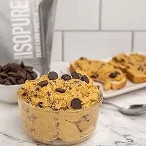Isopure Protein Powder ero Carb Whey Isolate with Vitamin C & Zinc for Immune Support 25g Protein  - ISOPURE PROTEIN POWDER COOKIE DOUGH