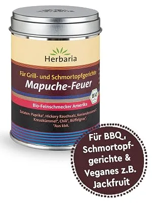Herbaria Ma eFeuer Grill kruiden Mblik BIO 95g - mapuche vuur
