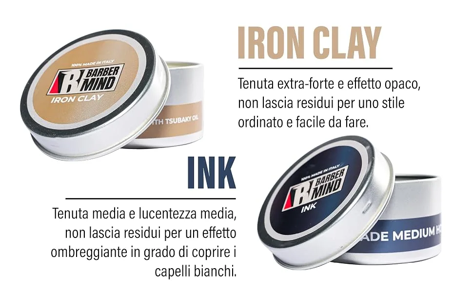 EASO MAGNO Barber Mind Pomada Mate Iron Clay *New - Twee haarstylingproducten: