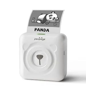 PeriPage A6 Mini Bluetooth Portable Thermal Printer - White - A6 1