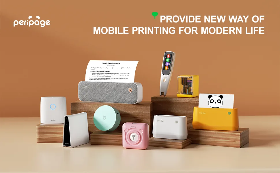 PeriPage A6 Mini Bluetooth Portable Thermal Printer - White - product information 1
