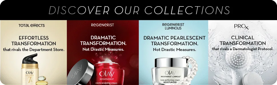 Olay Total Effects 1.7 fl oz - regenerist, luminous, prox, pro x