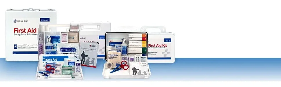 First Aid Only 223-U 25 Person Bulk First Aid Kit  106-Piece Kit  White 2.5 x 8.4 x 9 First Aid Kit - product information 1
