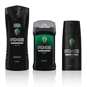 AXE Daily Fragrance Oz   Black  Kilo  4 Ounce - AXE Kilo Male Grooming Range