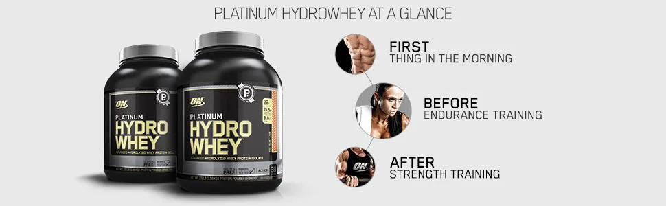 Optimum Nutrition Platinum Hydrowhey - product information 2
