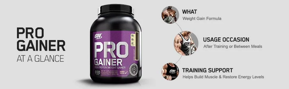 Optimum Nutrition Pro Gainer - product information 2