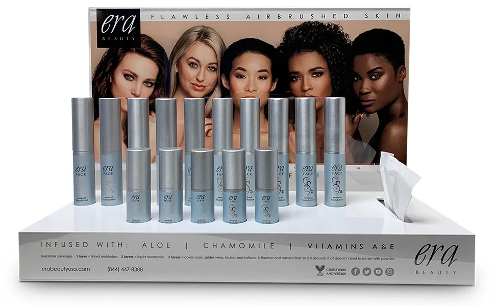 ERA Face Aerobrush Foundation Makeup  Y3 Butterscotch Light Butterscotch Y3 Butterscotch - Era Display