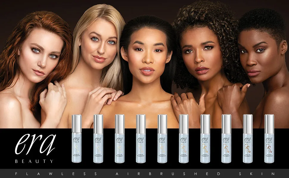 ERA Face Aerobrush Foundation Makeup  Y3 Butterscotch Light Butterscotch Y3 Butterscotch - Era Face - header 01