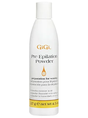 GiGi Pre Epilation Dusting Powder  4.5 Ounce - GiGi Pre-Epilation Powder