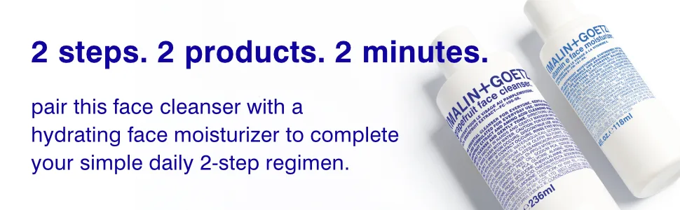 Malin + Goetz Essential Grapefruit Face Cleanser  8 Fl oz - 2step