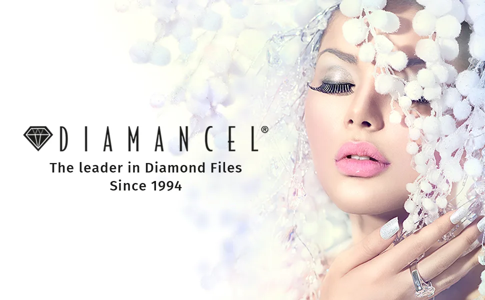 Diamancel Luxury Diamond Nail File   1 Fine Grit Finishing File for Fingernails - Diamancel