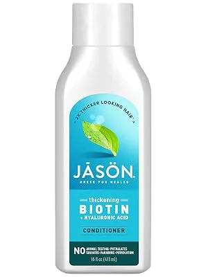 Jason Conditioner  Thicken & Restore Biotin and Hyaluronic Acid  16 Oz - jason biotin conditioner