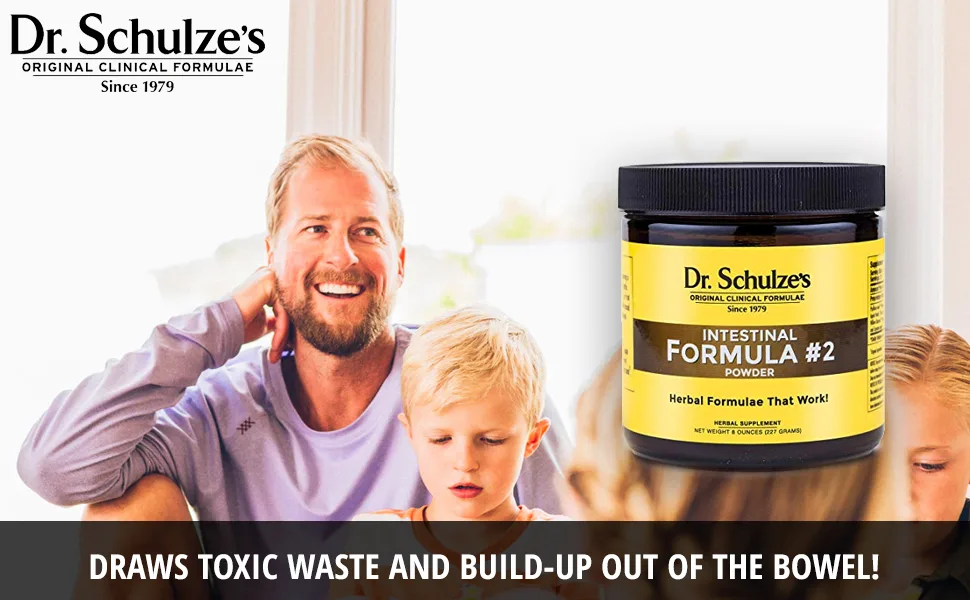 Dr. Schulze's | Intestinal Formula 2 | Herbal Colon Cleanse Formula | 8 Oz. Jar - banner