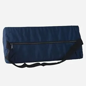 DMI Lumbar Roll Back Support Cushion Pillow  Half-Moon Size  Navy - elastic strap