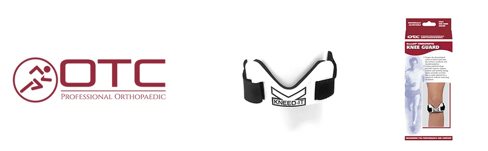 OTC Kneed-It  Therapeutic Knee Guard Compression Strap - OTC 2422 Product and Packaging