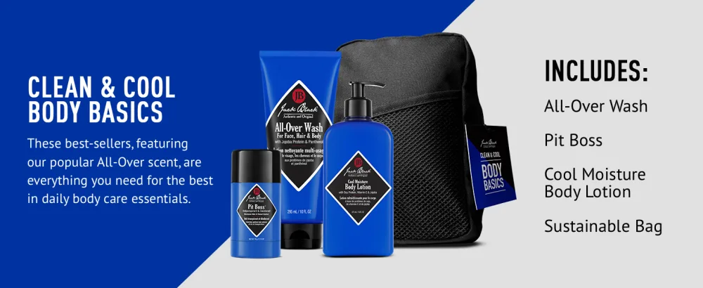 Jack Black Clean & Cool Body Set - Jack Black, Clean and Cool, Body Basics