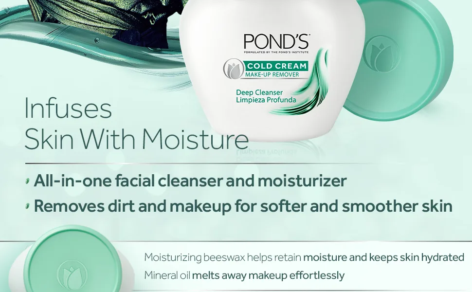 Pond's Cold Cream Cleanser 9.5 oz - Infuses skin with moisture